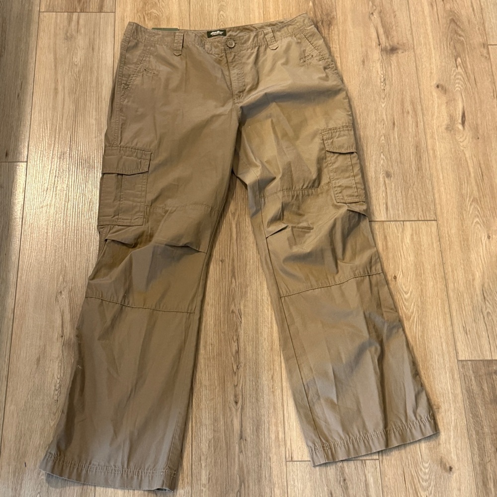 Eddie Bauer Vashon Fit Cargo Pants Womens Size 14 Khaki NWT